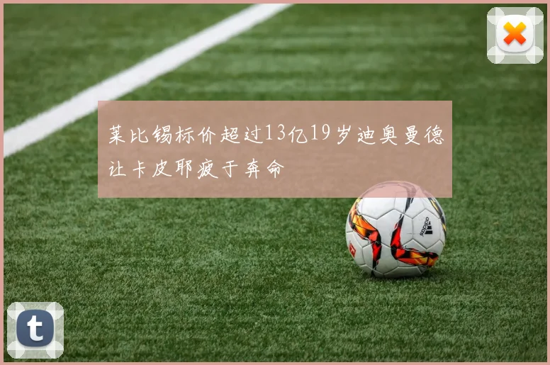 莱比锡标价超过13亿19岁迪奥曼德让卡皮耶疲于奔命